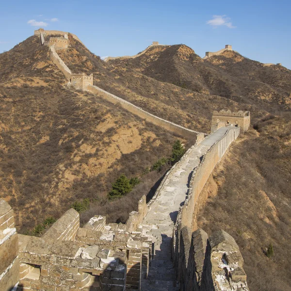 Majestuosa Gran Muralla de Chin — Foto de Stock