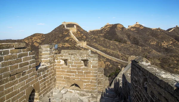 Majestuosa Gran Muralla de Chin — Foto de Stock