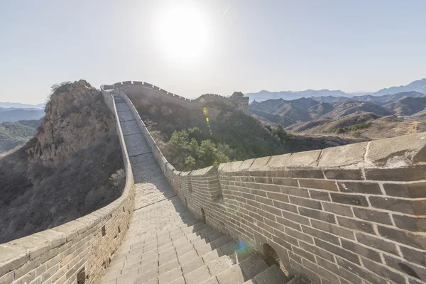 Majestoso grande parede de china — Fotografia de Stock