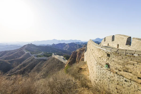 Majestueuze grote muur van China — Stockfoto