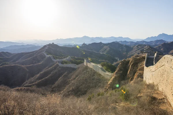 中国の壮大な万里の長城 — ストック写真