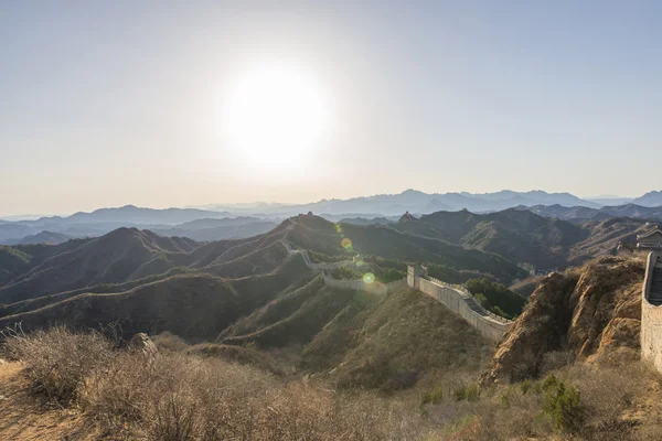 Majestuosa Gran Muralla de Chin — Foto de Stock