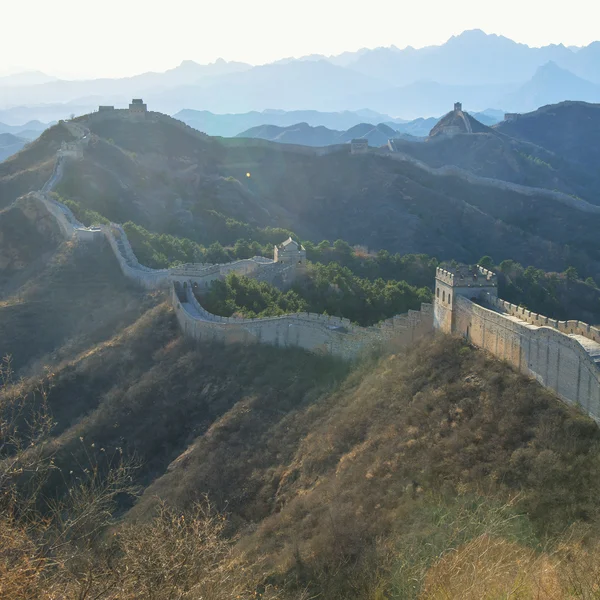 中国の壮大な万里の長城 — ストック写真