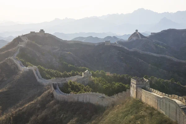 Majestueuse grande muraille de Chine — Photo