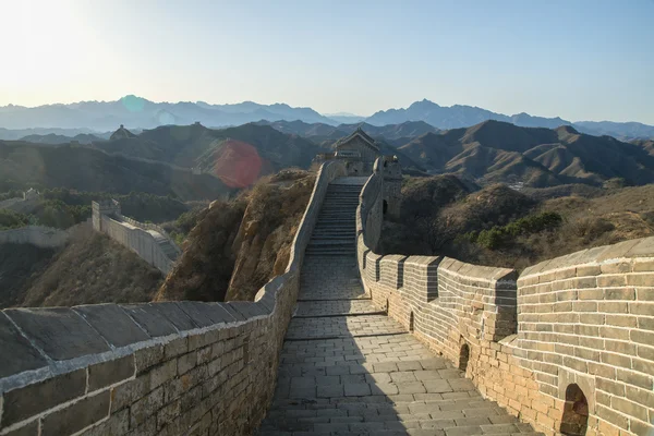 Majestoso grande parede de china — Fotografia de Stock