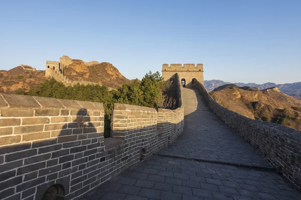 Majestoso grande parede de china — Fotografia de Stock