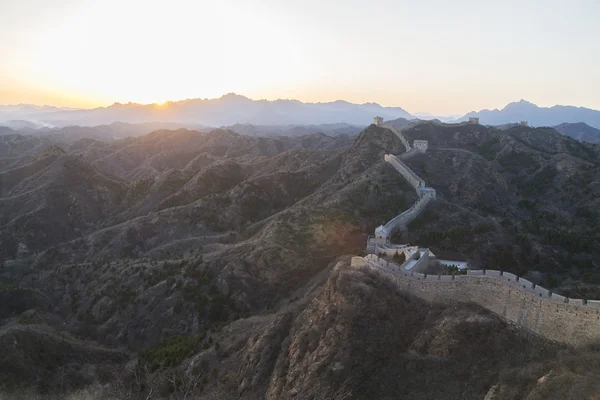 Majestueuze grote muur van China — Stockfoto