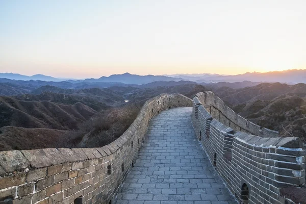 Majestueuse grande muraille de Chine — Photo