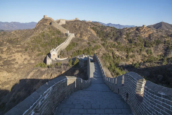 Majestoso grande parede de china — Fotografia de Stock