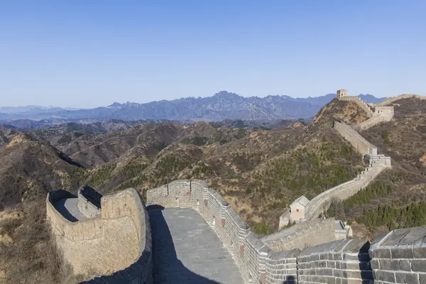 Majestoso grande parede de china — Fotografia de Stock