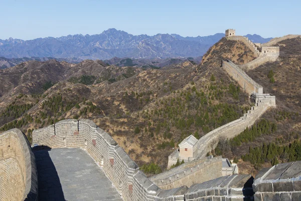 Majestueuze grote muur van China — Stockfoto