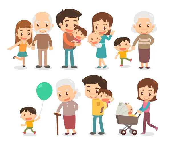 Aile ve çocuklar.