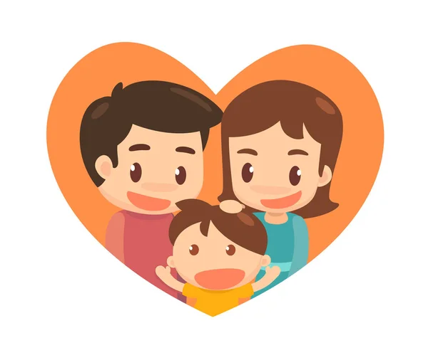 Lovely family. Happy together. — Stock Photo, Image