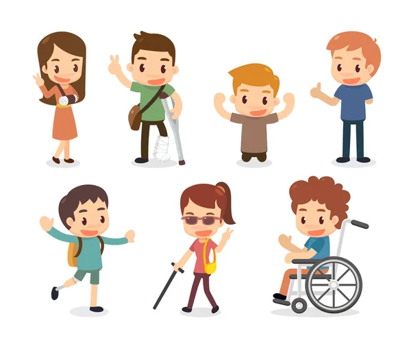 Serie di persone disabili. Forti . — Foto Stock