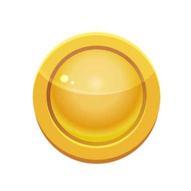 Oyun altın sikke. Grafik kullanıcı arayüzü tasarım öğesi.