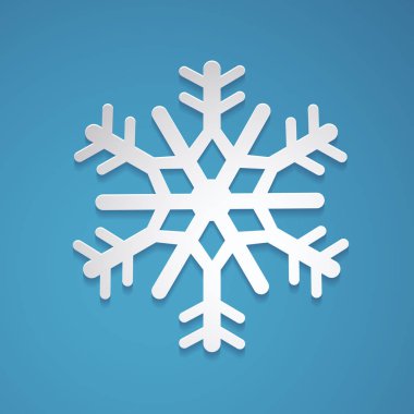Kar tanesi kağıt sanat tarzı.