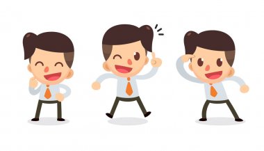 Eylemler küçük işadamı karakter kümesi. Harika bir fikir olsun. Dört gözle bekliyorum.