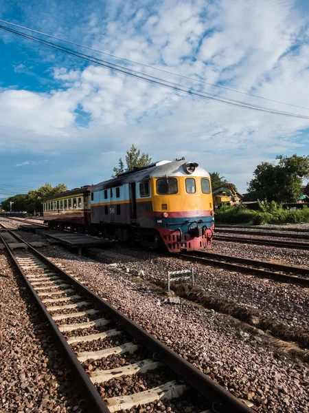 eski vintafe Tay tren demiryolu