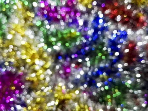 Fastival dekorasyon için bulanık renkli cicili 