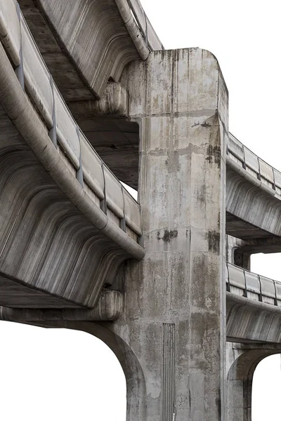 Beyaz izole üzerinde pire Bts skytrain Bangkok