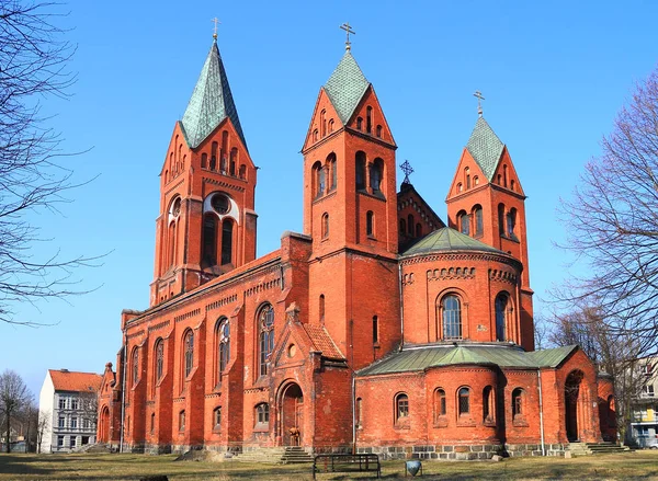 Protestant Reformed Lutheran Church Insterburg 1886-1890 years of construction — Stock Photo, Image