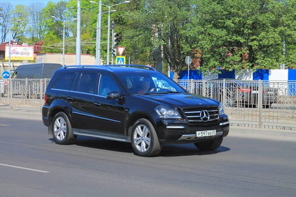 Black German car Mercedes-Benz GLE-class — Stock Photo, Image