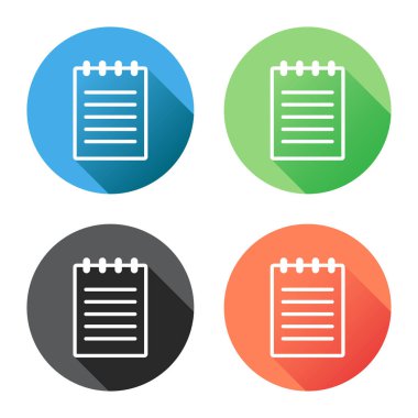 Belgeyi simge vektör düz tasarlamak. İzole belgeler simgesi. Kağıt sayfa grafik tasarım piktogram