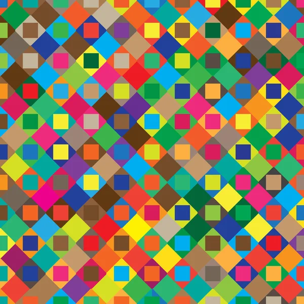 Abstraktes geometrisches Muster mit bunten Elementen. Vektor Illustration Hintergrund. — Stockvektor
