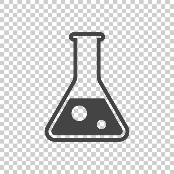 Kemiska provrör piktogram ikon. Kemiska labbutrustning isolerade på isolerade bakgrund. Experimentet kolvar för vetenskapligt experiment. Trendiga moderna vektor symbol. Enkel platta illustration — Stock vektor