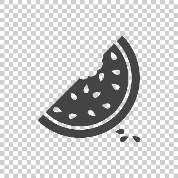 Wassermelonen-Symbol. saftige reife Früchte auf isoliertem Hintergrund — Stockvektor