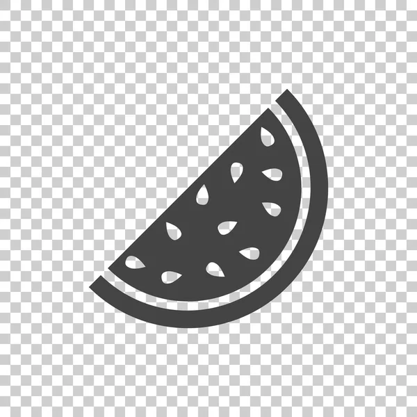 Wassermelonen-Symbol. saftige reife Früchte auf isoliertem Hintergrund — Stockvektor