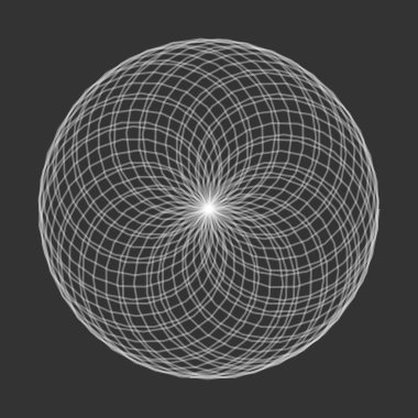 Siyah arka plan üzerine gökadasında öğe vektör çizim. Soyut sembolü.