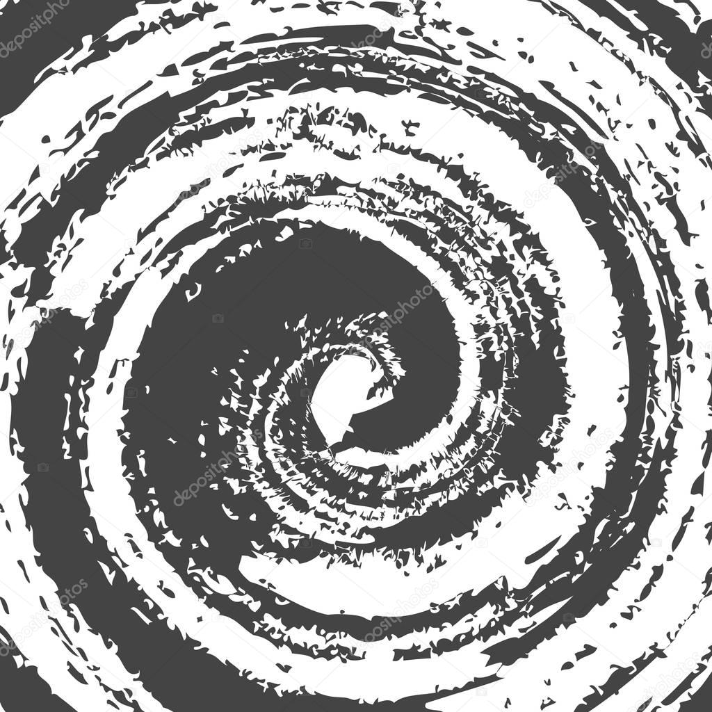 Spiral blots vector Illustration. Abstract swirl tornado form. Swirl background.