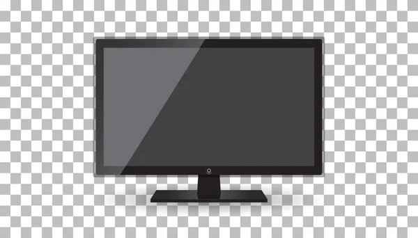 Tv icon vektor illustration im flachen stil isoliert auf isoliertem hintergrund. Fernsehsymbol für Websitedesign, Logo, App, UI. — Stockvektor