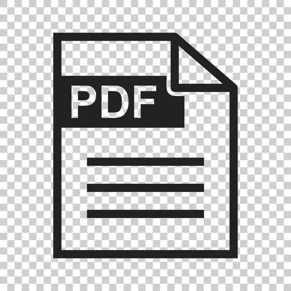 Pdf Vektor-Symbol herunterladen. einfaches flaches Piktogramm für Business, Marketing, Internetkonzept. Vektor-Illustration auf isoliertem Hintergrund. — Stockvektor