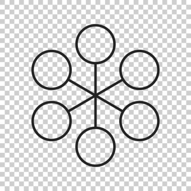 Yapısı basit düz simgesi. Vektör illüstrasyon izole arka plan üzerinde.