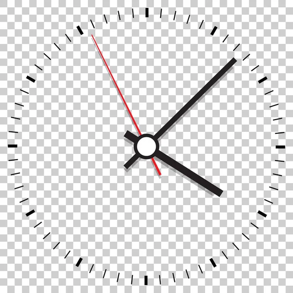 Illustration vectorielle d'icône d'horloge. Horloge de bureau sur fond isolé . — Image vectorielle