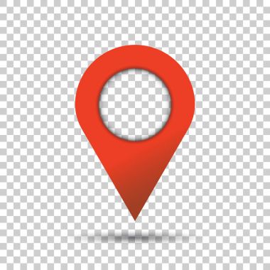 PIN simge vektör. Yer düz stil üzerinde izole arka plan izole oturum açın. Navigasyon haritası, gps kavramı.