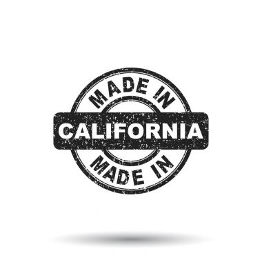 California pul yaptı. Beyaz arka plan üzerinde vektör çizim