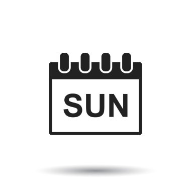 Pazar sayfa sembol simge takvim. İş, pazarlama, Internet kavramı beyaz arka plan üzerinde basit düz piktogram. Web sitesi tasarımı ya da hareket eden app için trendy modern vektör simgesi