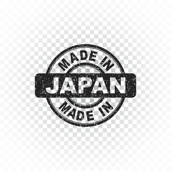 Made in Japan stamp. Vector illustration on isolated background — Stock Vector