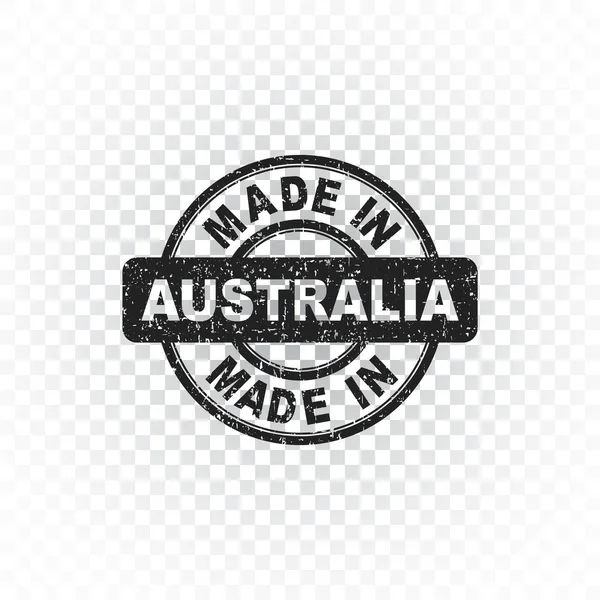 Made in Australia stamp. Vector illustration on isolated background — Stock Vector