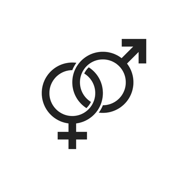 性別の記号はベクトル アイコンです。男性と woomen コンセプト アイコン. — ストックベクタ