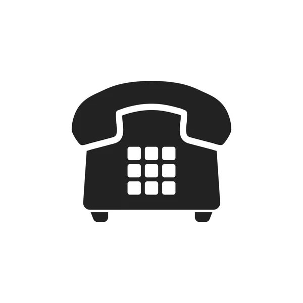 Telefon wektor ikona. Vintage telefon stary symbol ilustracja. — Wektor stockowy