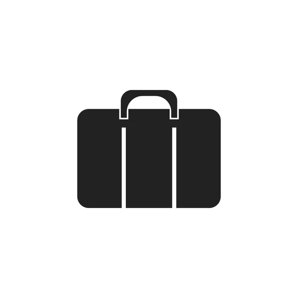 Icona del vettore valigia. Illustrazione bagagli in stile piatto . — Vettoriale Stock