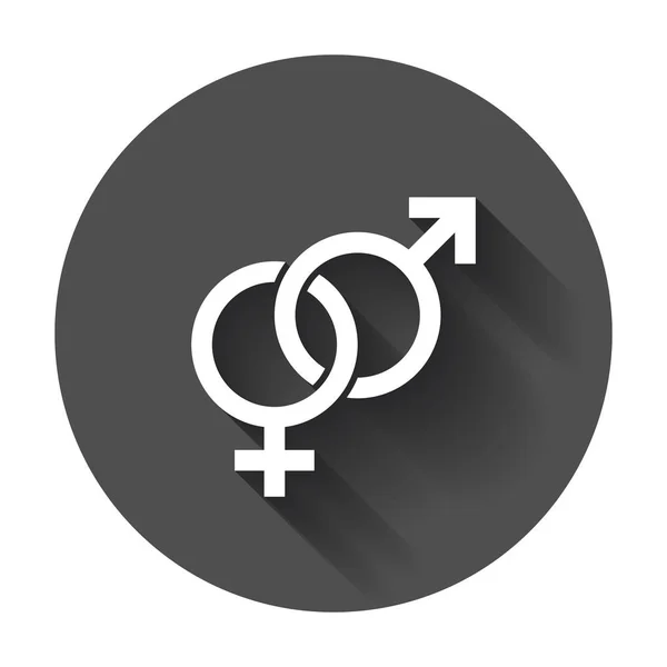 Ikona wektor znak płci. Ikona koncepcja mężczyzn i kobiet. — Wektor stockowy