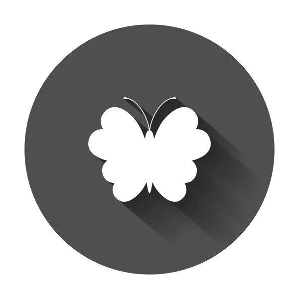 Icona del vettore farfalla. Silhouette di una farfalla illustrazione wi — Vettoriale Stock