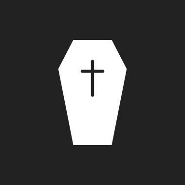 Cadılar Bayramı mezar simgesi. Mezar taşı vektör çizim. RIP mezar taşı düz simgesi.