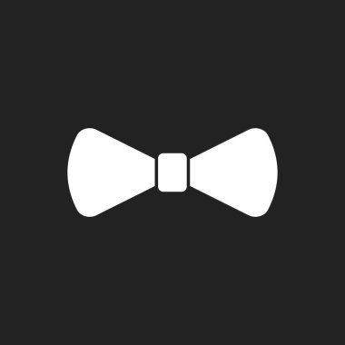 Papyon düz simgesi. Kravat vektör çizim.