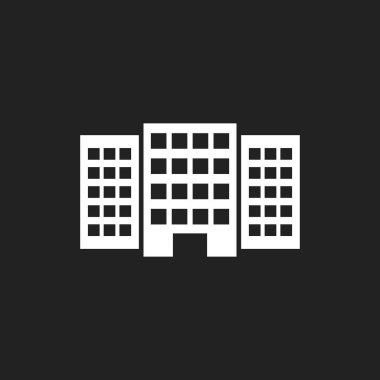 Bina simgesi. İş vektör çizim.